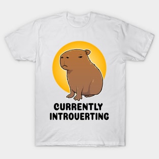 Currently Introverting Capybara T-Shirt